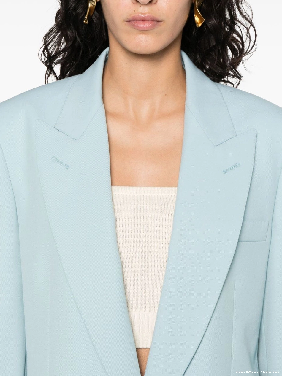 Affordable blazer Women Stella single-breasted oversized McCartney 0821